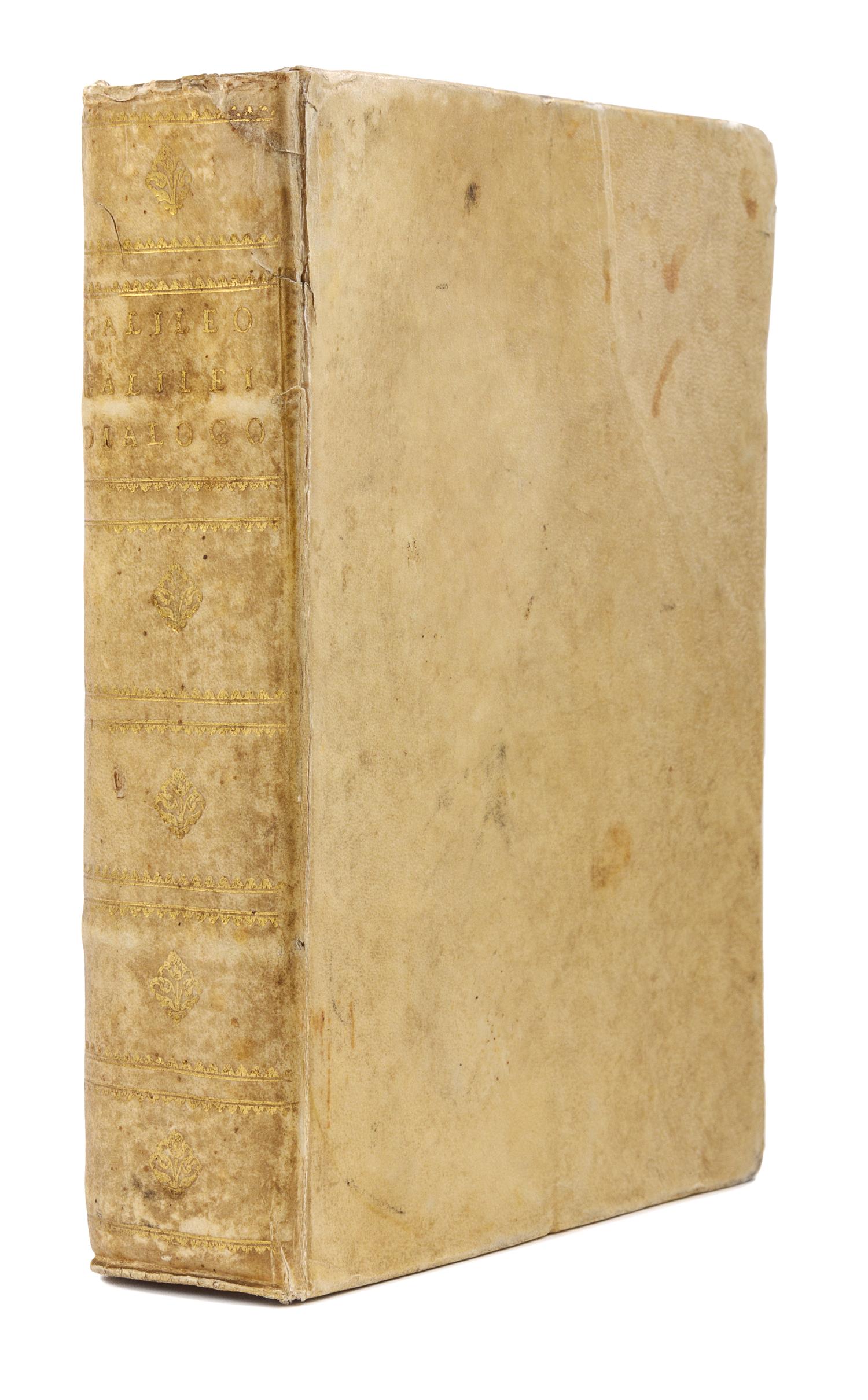 GALILEI, Galileo (1564-1642). Dialogo...Dove ne i congressi di quattro giornate si discorre sopra i due massimi sistemi del mondo Tolemaico, e Copernicano . Florence: Giovanni Batista Landini, 1632.
