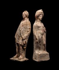 Two Boeotian Terracotta Figures
