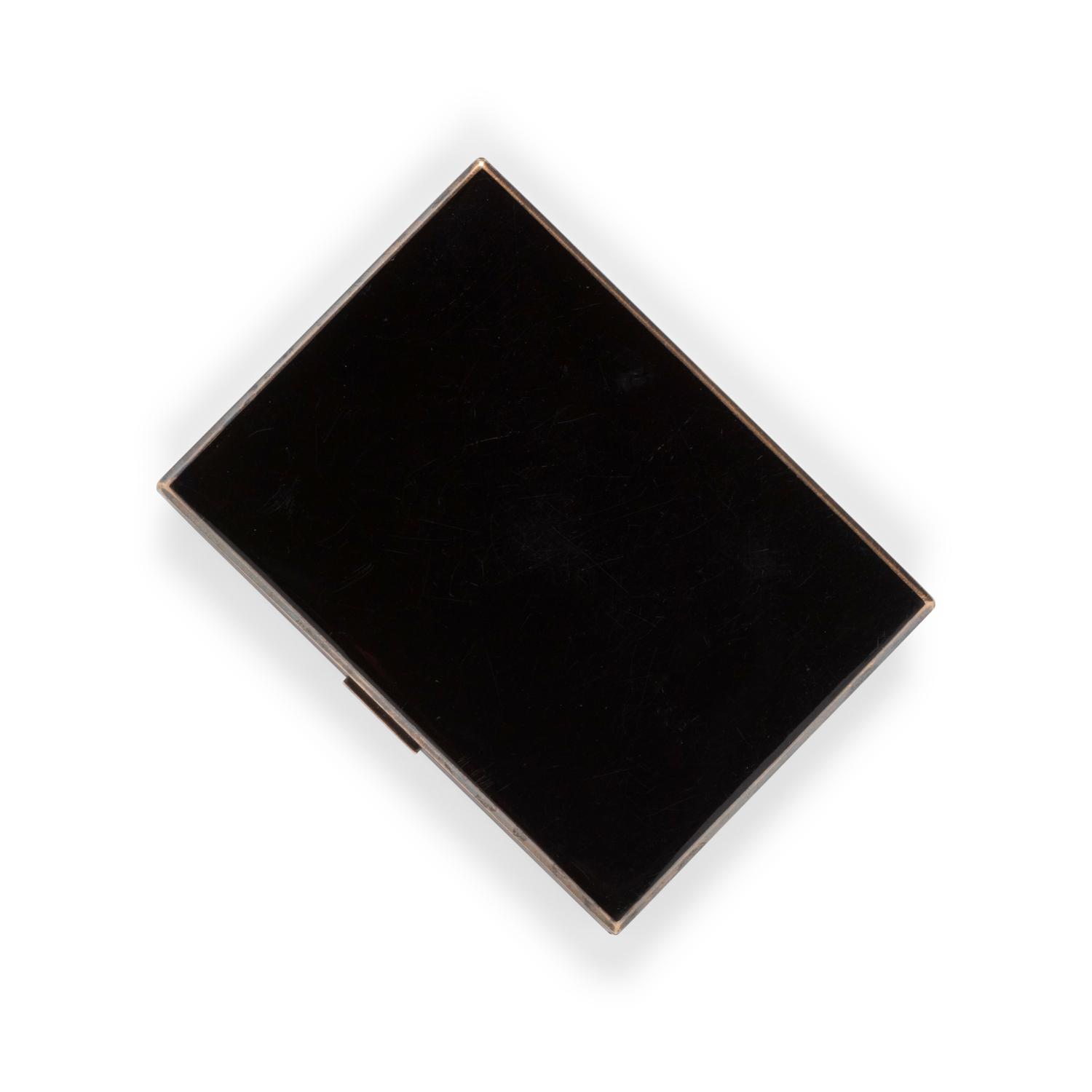 VAN CLEEF AND ARPELS, RUBY AND ENAMEL COMPACT