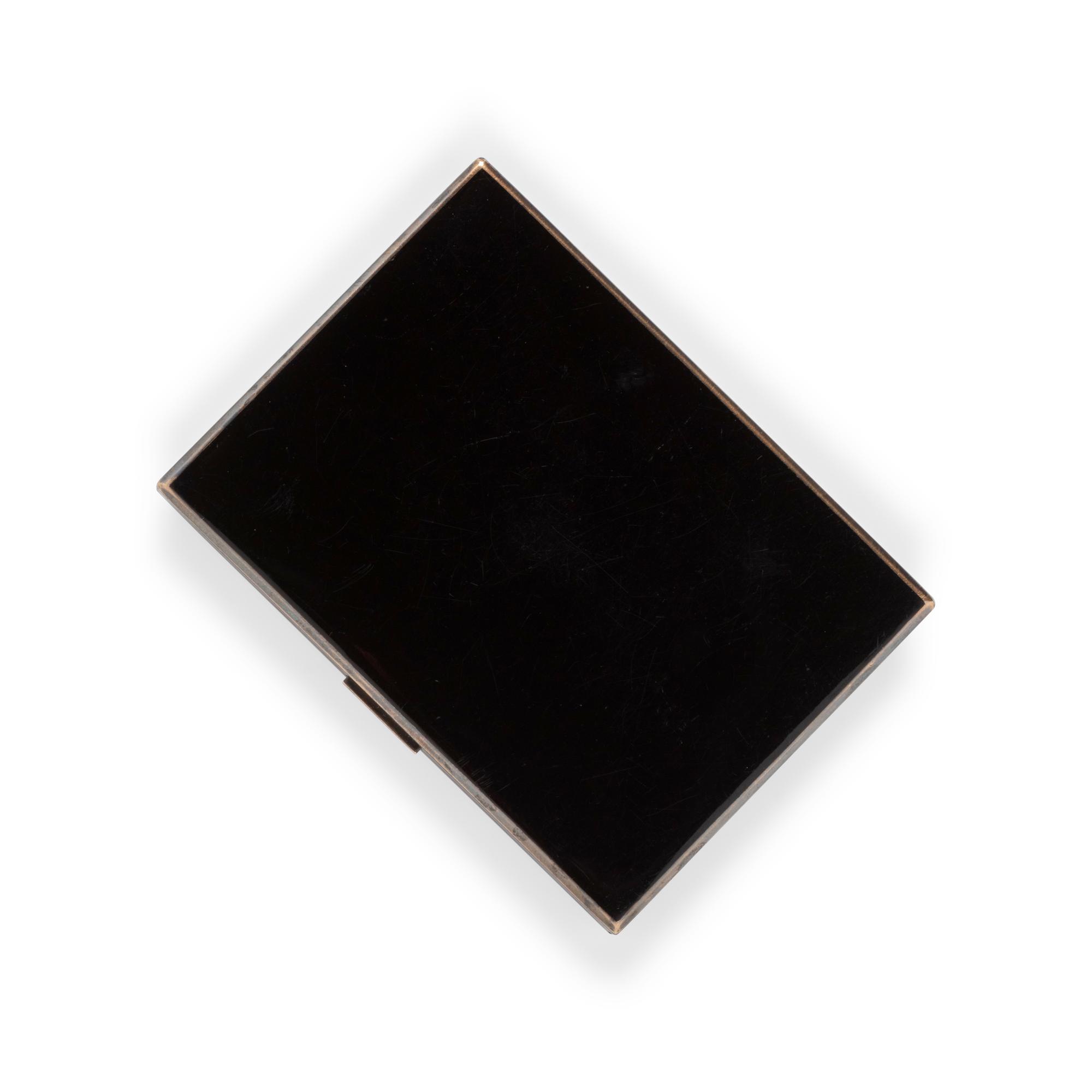 VAN CLEEF AND ARPELS, RUBY AND ENAMEL COMPACT