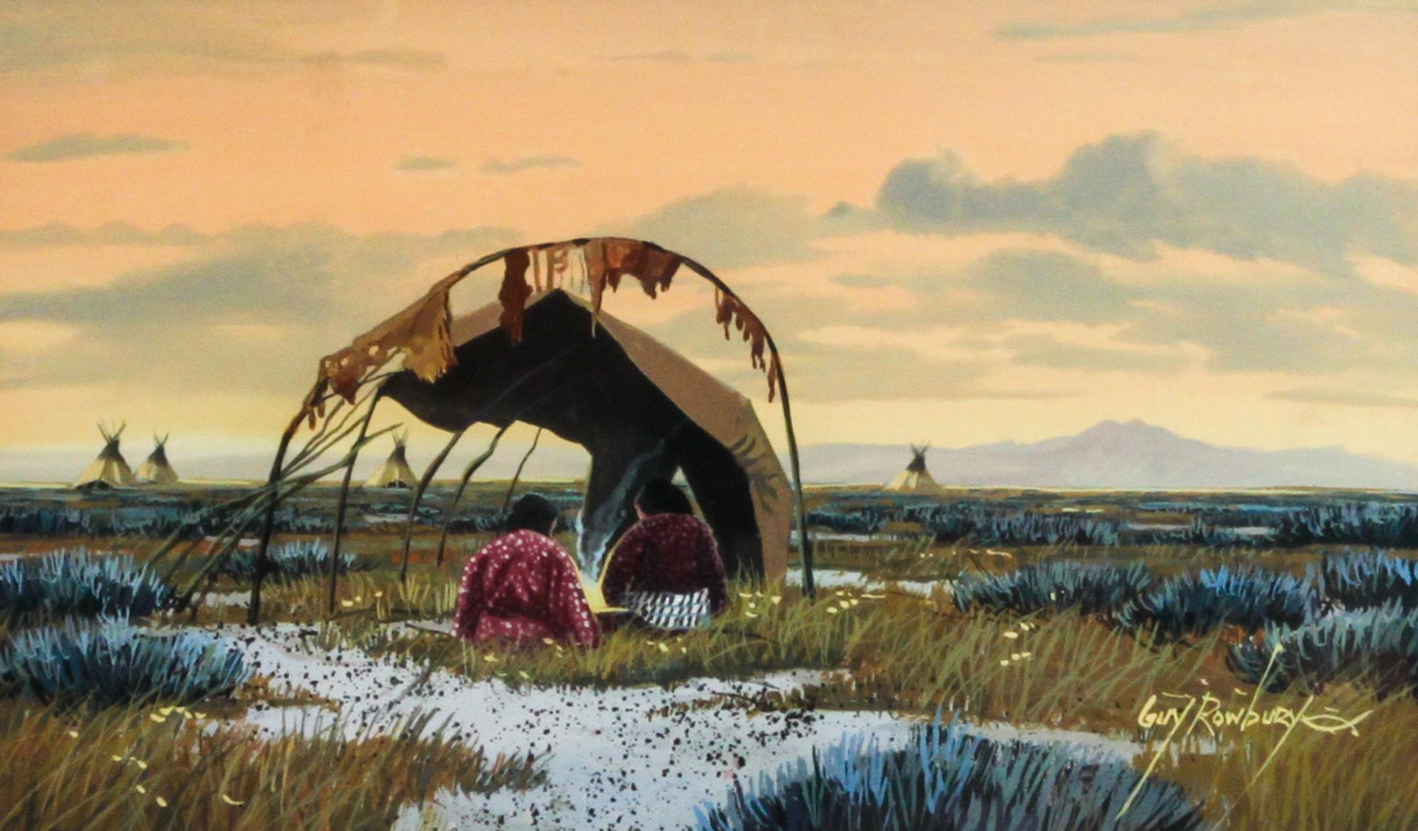Guy Rowbury, (American, 20th Century), Two Landscapes