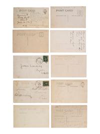 [EARLY PHOTOGRAPHY] -- [SPORTS]. A group of 32 real photo postcards of athletes and events, incl. baseball, track and field, gymnastics, wrestling, strongmen, and female basketball players.