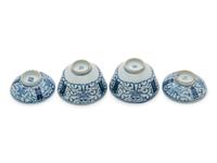 Six Chinese Blue and White Porcelain Articles