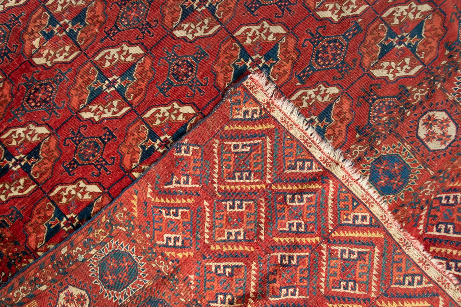 A Turkoman Wool Rug