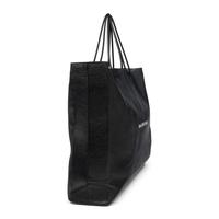 BALENCIAGA, XL LEATHER LOGO SHOPPING TOTE