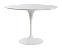 Tulip Dining Table with Two Tulip Armchairs Knoll, USA