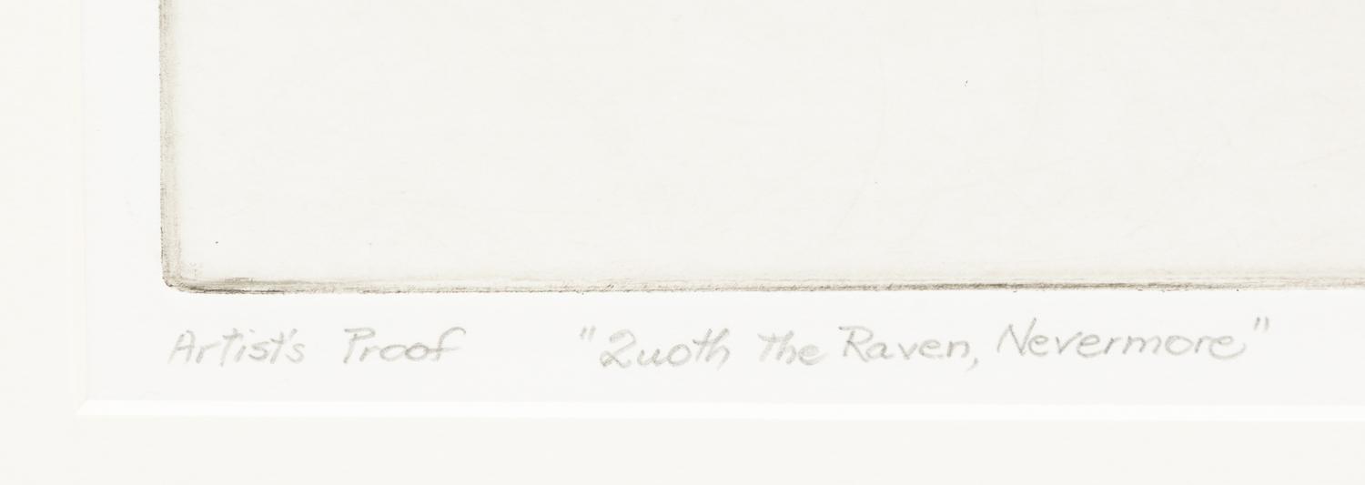 Quoth The Raven Never More , Artist's Proof