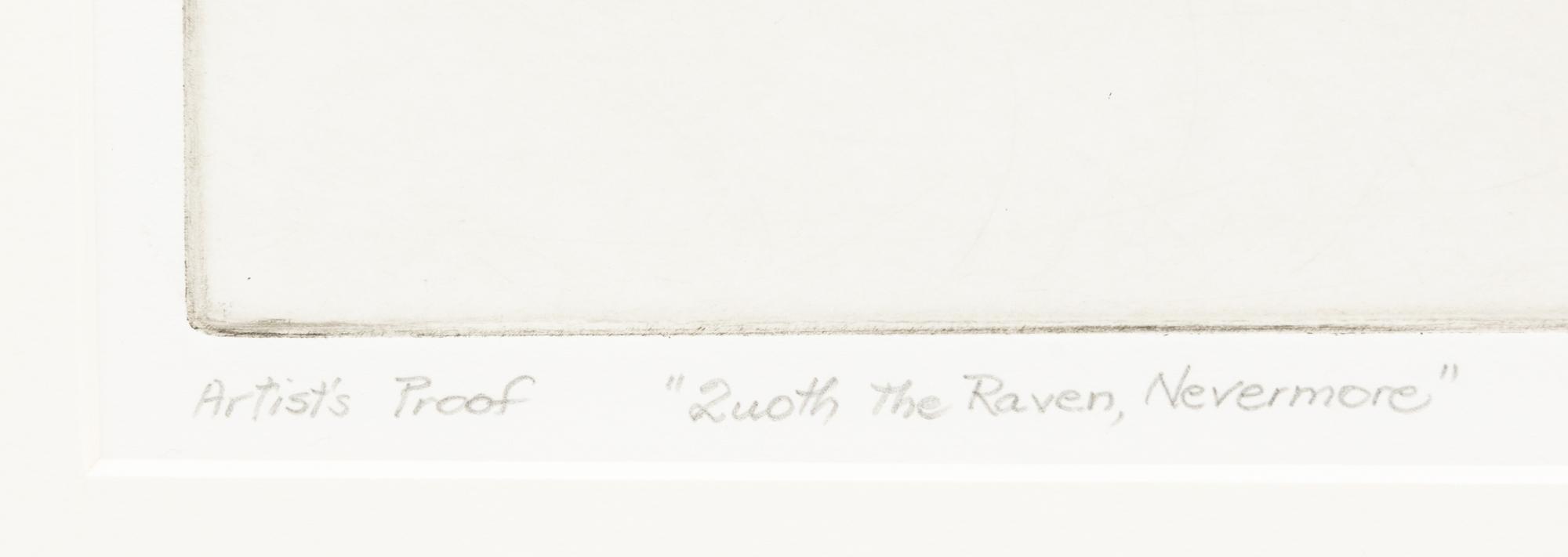 Quoth The Raven Never More , Artist's Proof