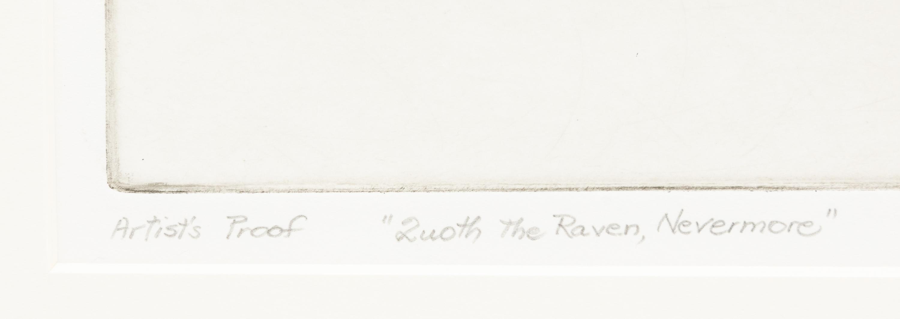 Quoth The Raven Never More , Artist's Proof