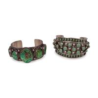 Navajo Silver an Turquoise Cuff Bracelets