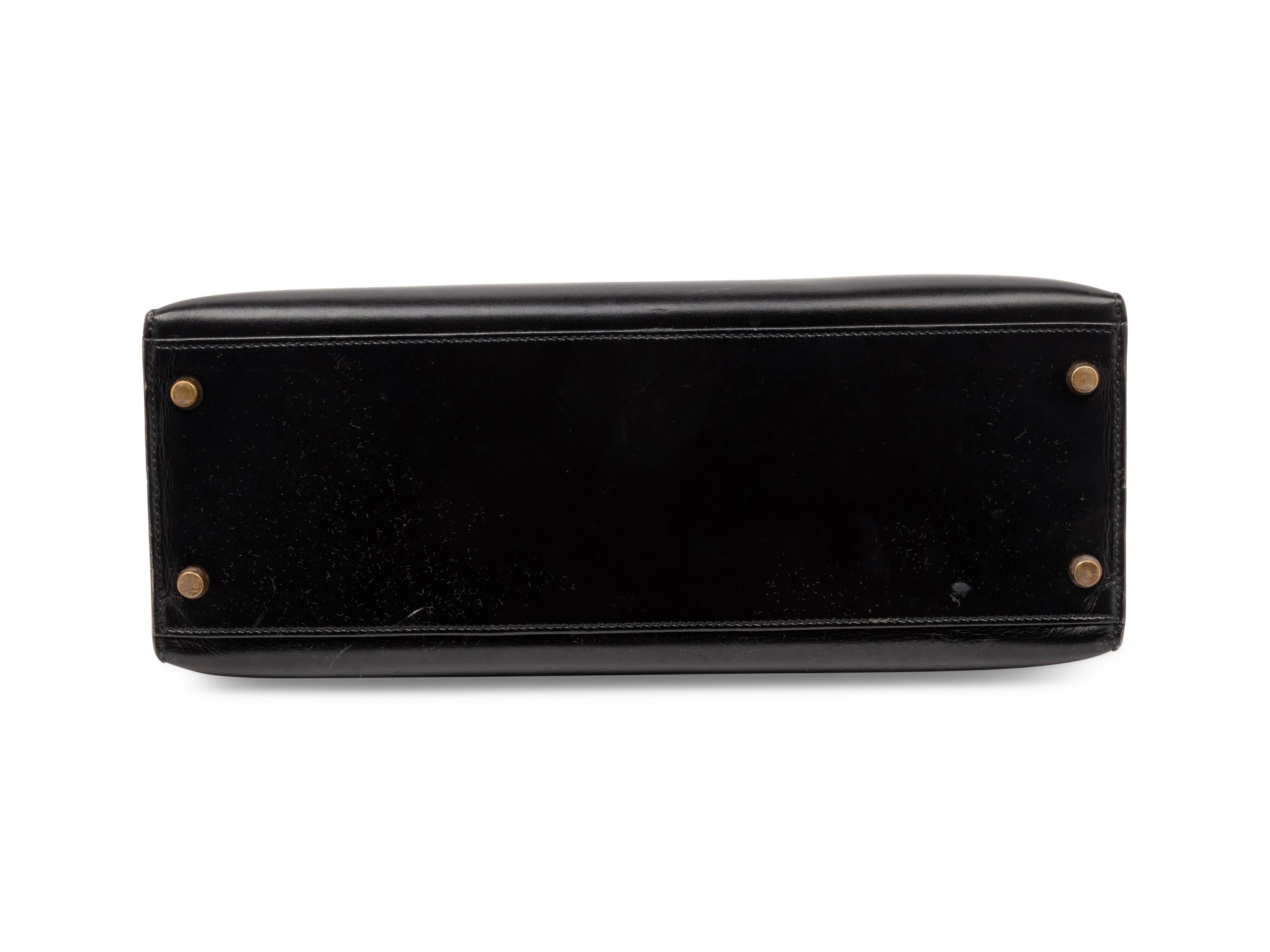Hermès, Kelly 32 in Noir Box Leather