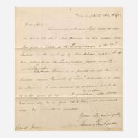 [Presidential] Fillmore, Millard, and Franklin Pierce and James Buchanan Group of 3 Signed Items