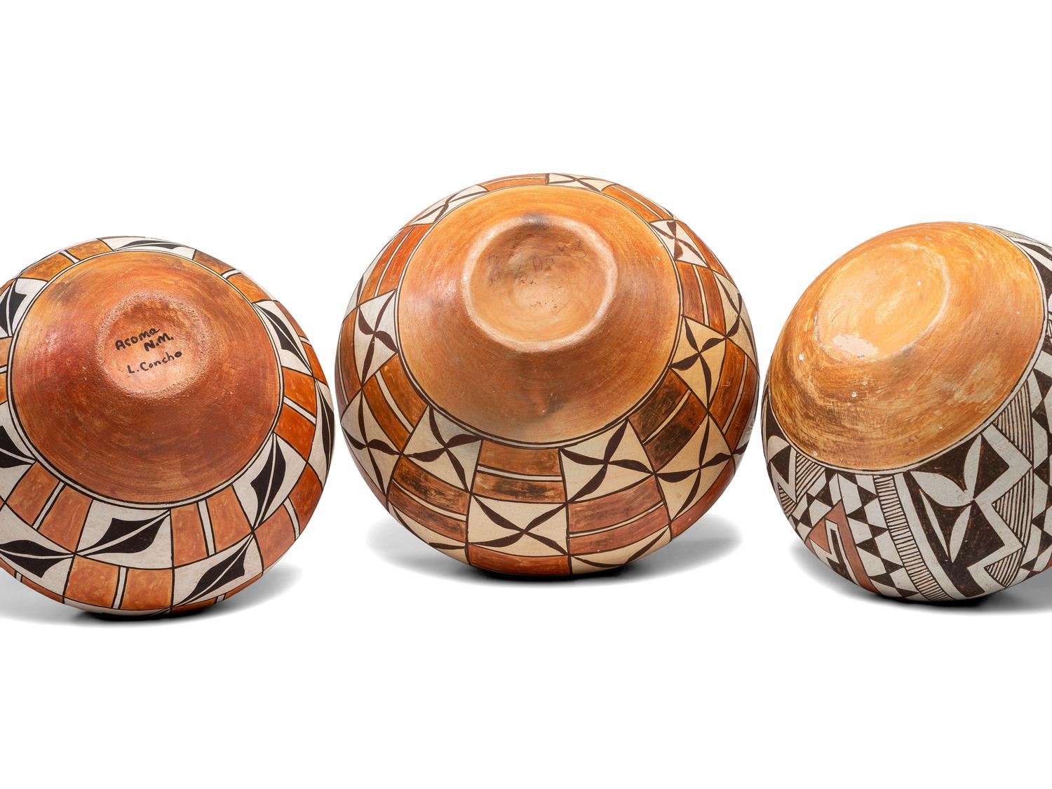 Acoma Pottery Jars