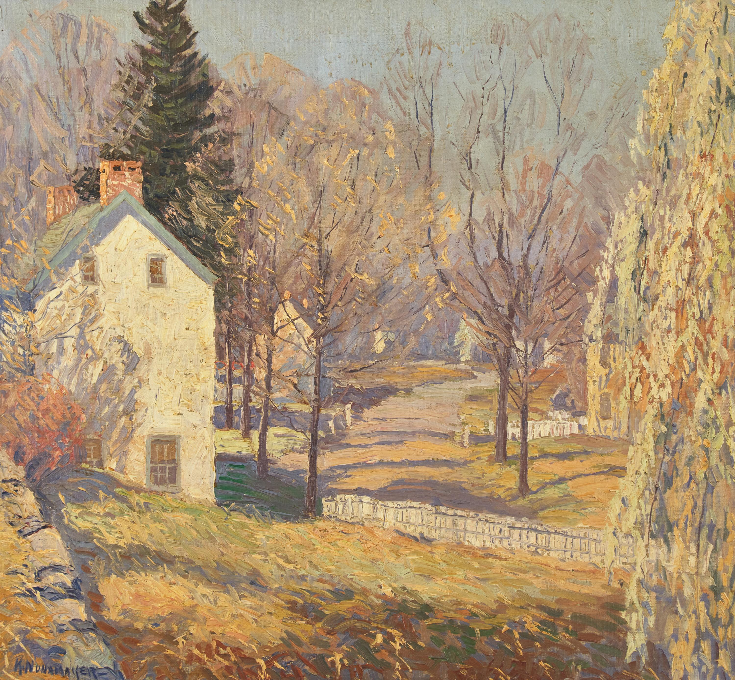 Near Centre Bridge, Early Autumn