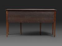 A Federal Inlaid Mahogany Serpentine Front Sideboard
