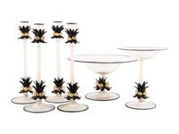 An Assembled Set of Murano Glass Table Articles