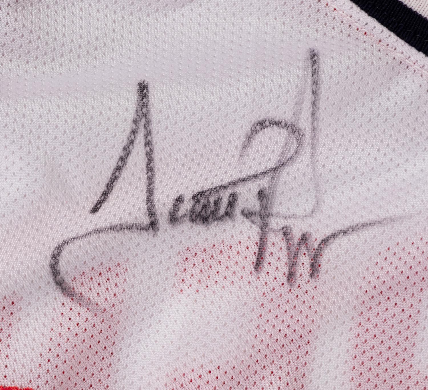 A Group of Scottie Pippen Signed Autograph USA Basketball Olympic Jerseys (Beckett Authentication Services BAS Certified),