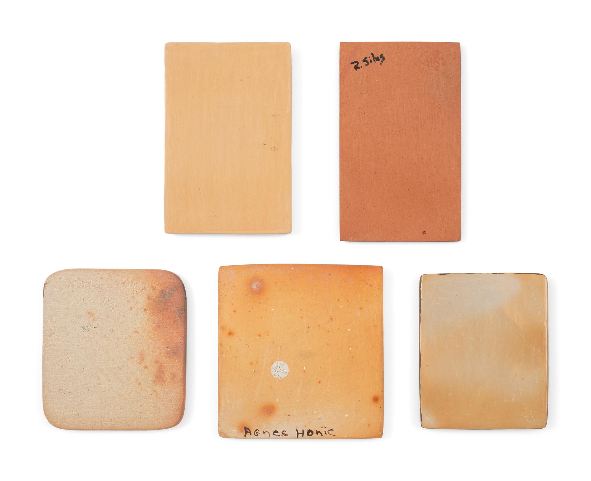 Collection of Hopi Painted Tiles