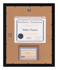 A Walter Payton Signed and Inscribed 16x20 Framed and Mated Display With Multiple Inscriptions from Chicago Bears Legend