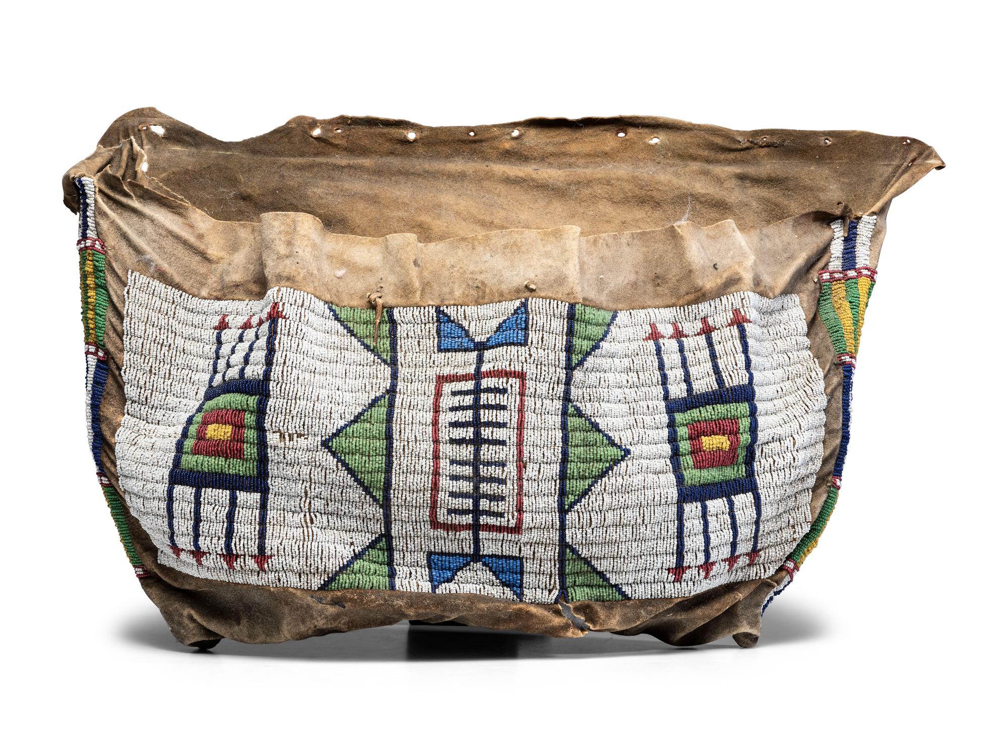 Sioux Beaded Hide Possible Bag