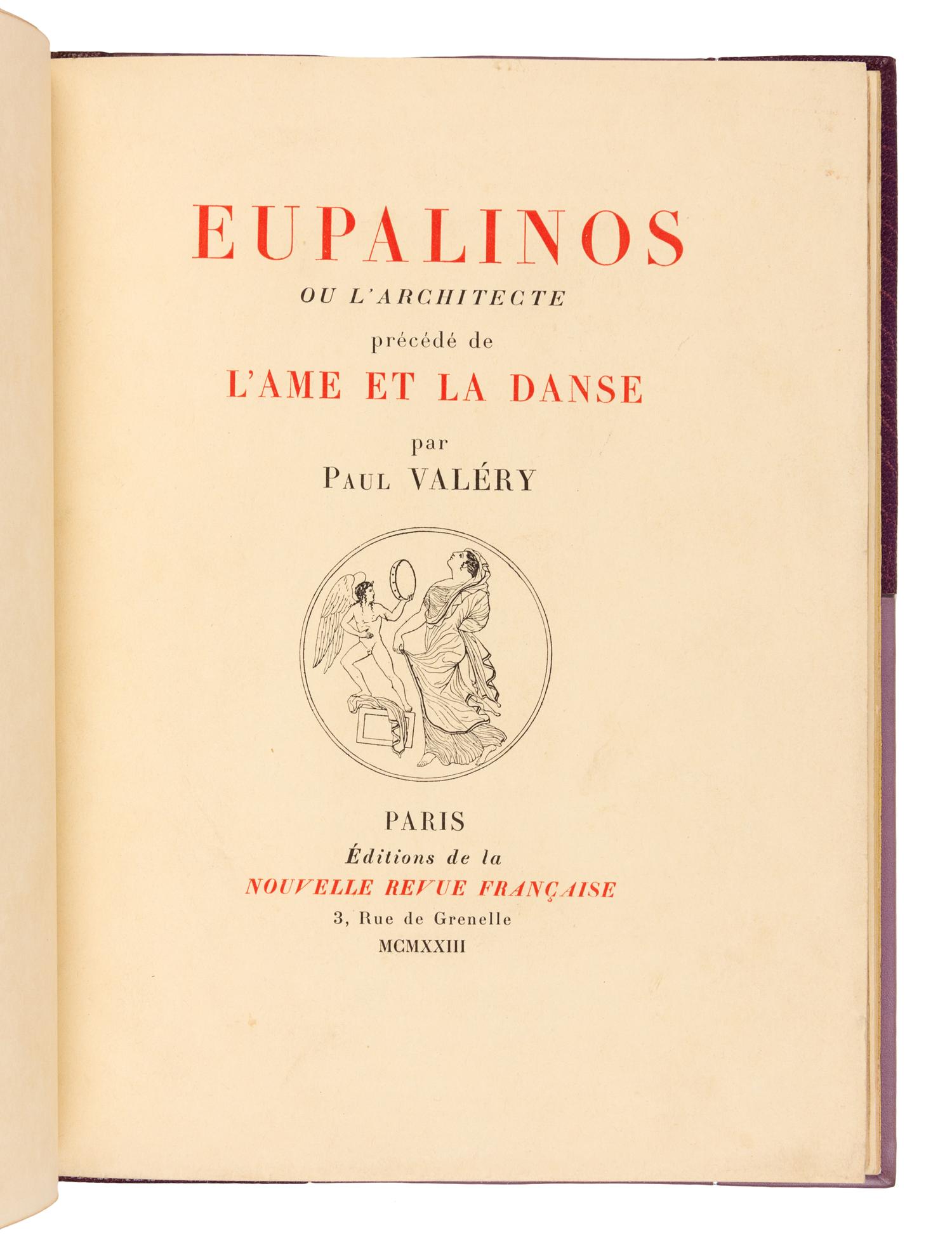 [BINDINGS]. [LÉOTARD, GENEVIÈVE - BINDER]. A group of 2 works in fine Art Deco bindings by Léotard.