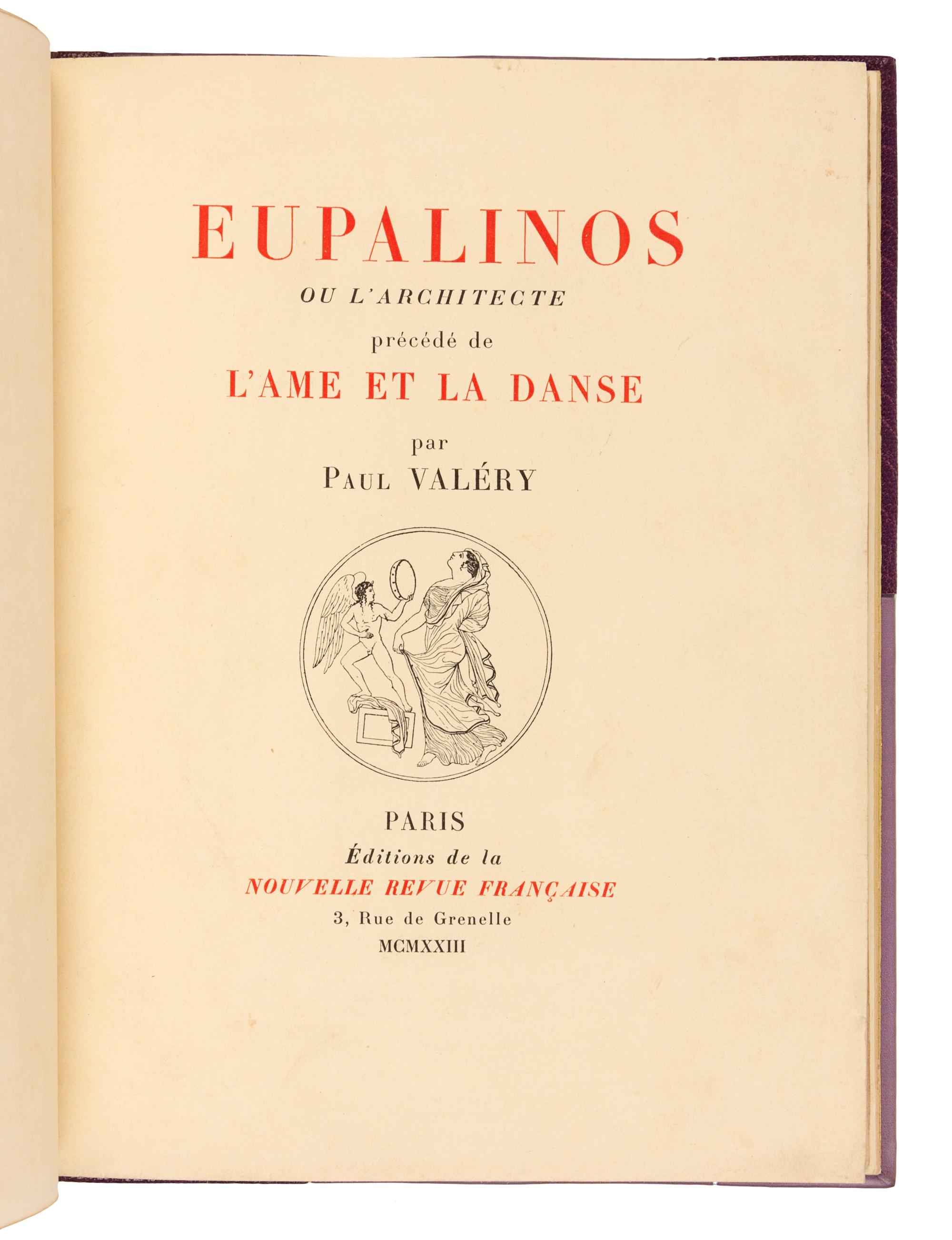 [BINDINGS]. [LÉOTARD, GENEVIÈVE - BINDER]. A group of 2 works in fine Art Deco bindings by Léotard.