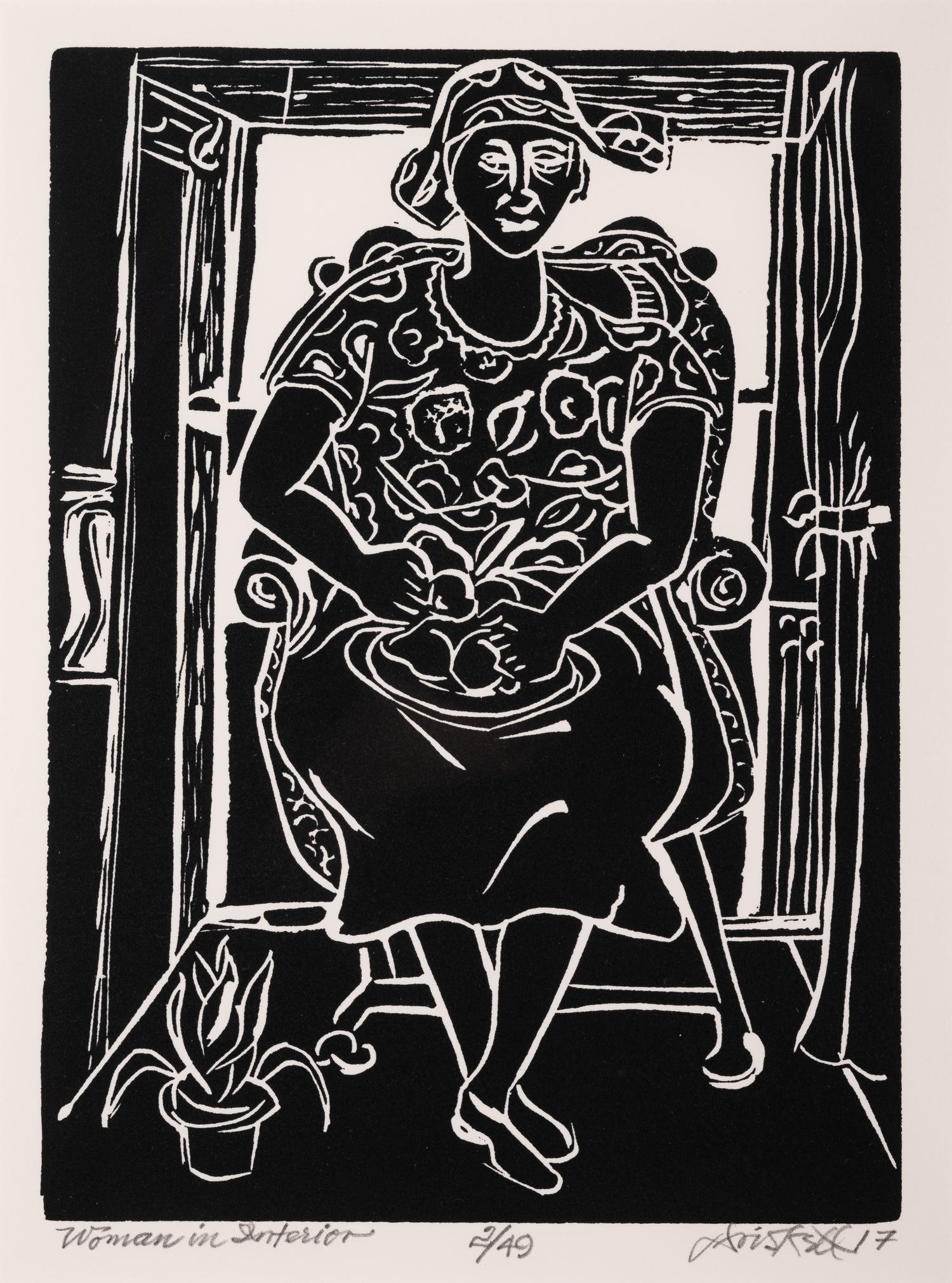 Woman in Interior