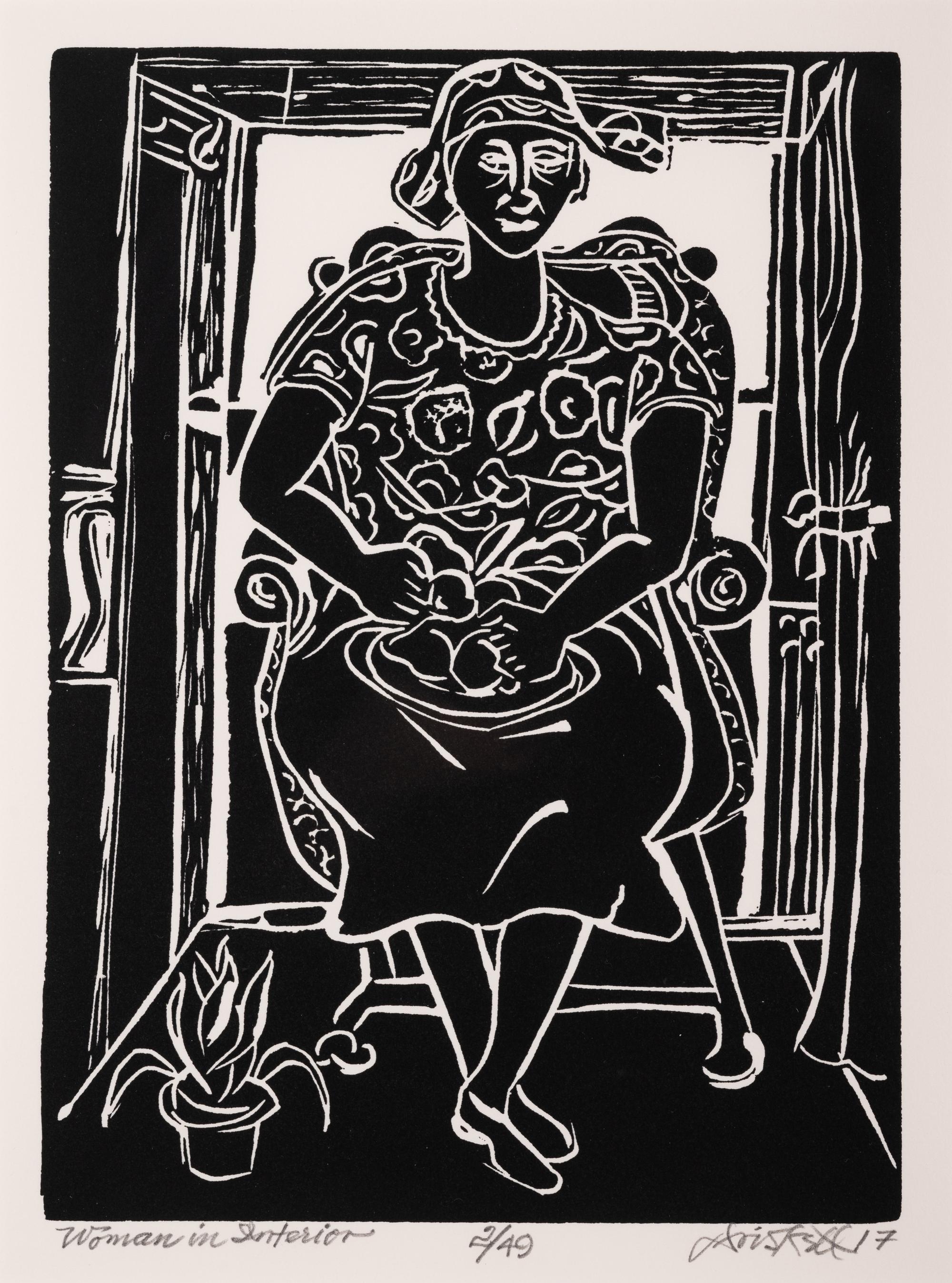 Woman in Interior