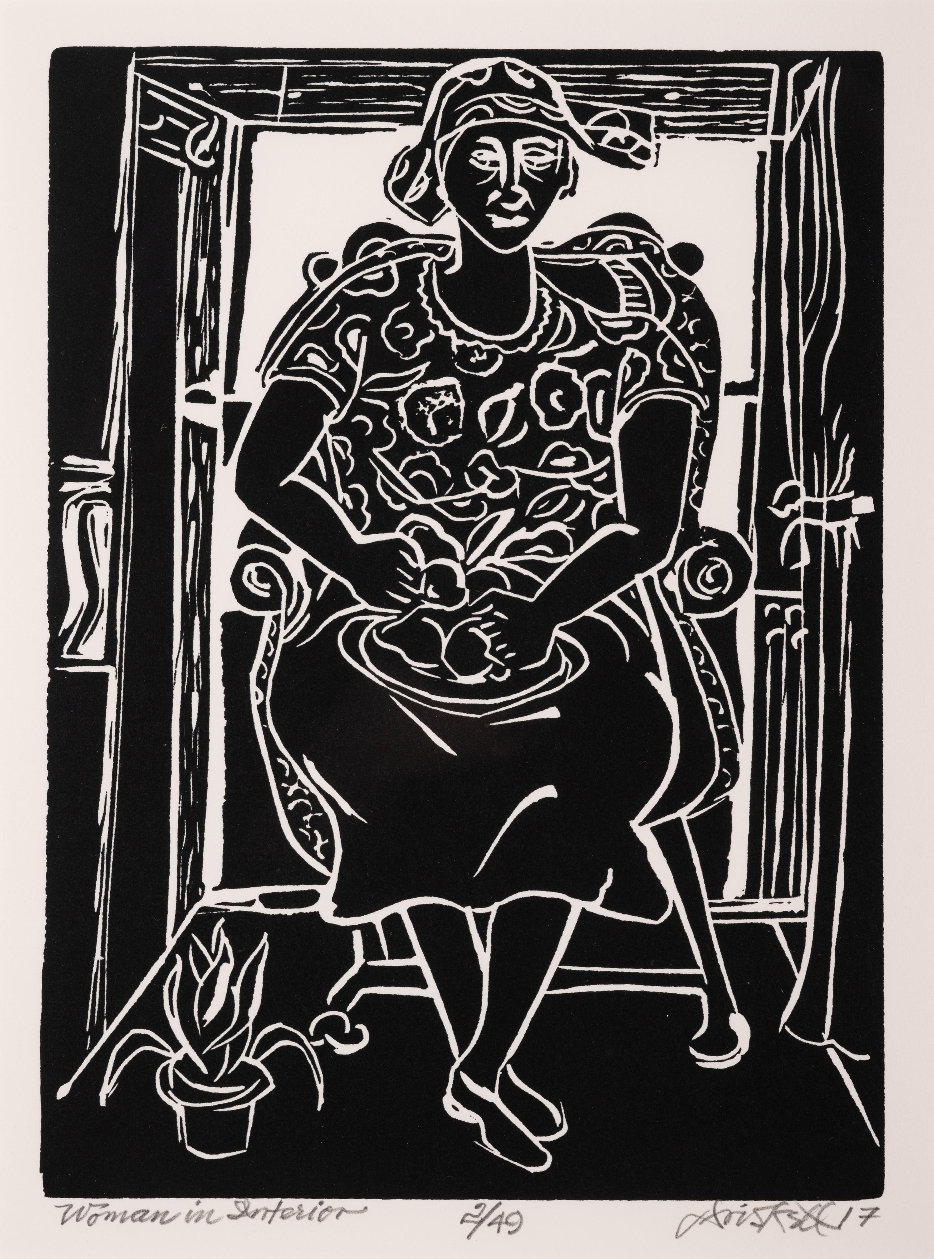Woman in Interior