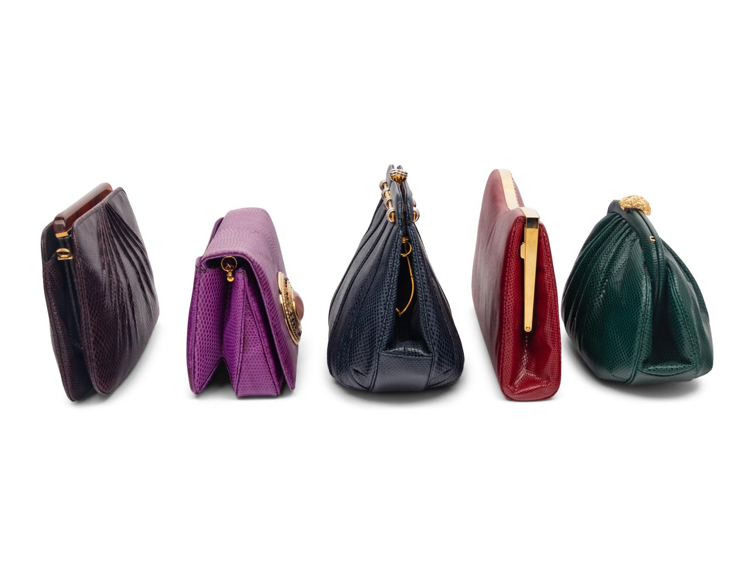 Five Judith Leiber Clutches