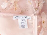 Oscar de la Renta, Pink Tulle Embellished Gown