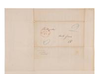 JACKSON, Andrew (1767-1845). Signature ("Andrew Jackson"), on a blank leaf excised from a book.
