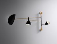 Articulating Three-Arm Wall Lamp
