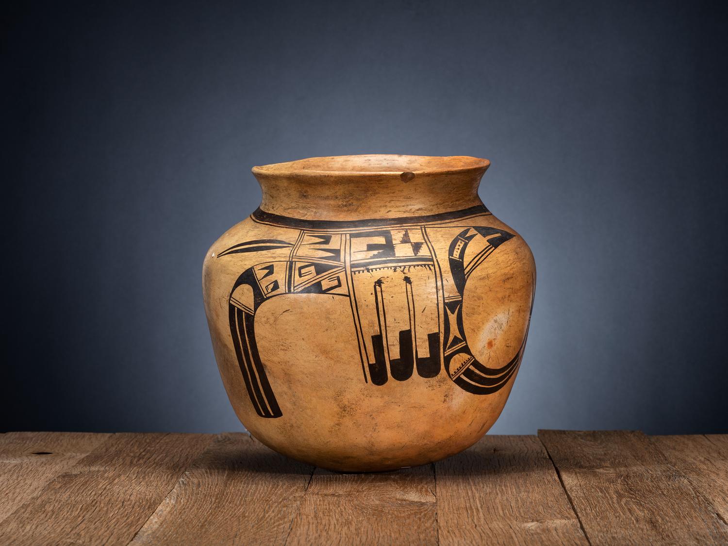 Hano Polychrome Pottery Jar