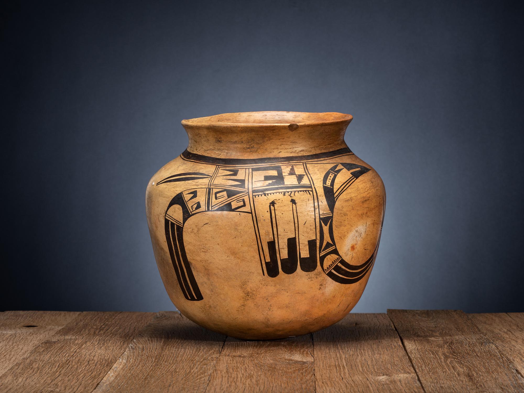 Hano Polychrome Pottery Jar