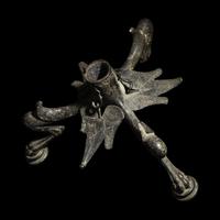 A Byzantine Bronze Candelabrum Base
