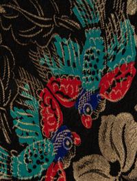 Woven Metallic Thread Shawl, 1910-30s