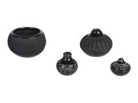 Santa Clara Blackware Pottery Jars