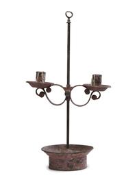 An American Tin Adjustable Candleholder