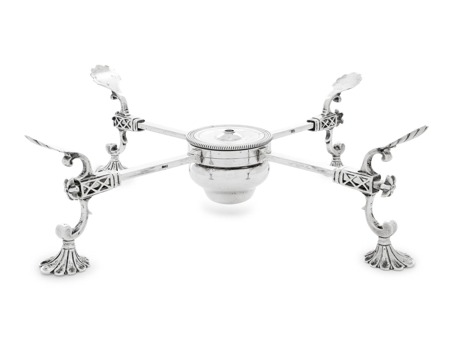 A George III Silver Dish Cross