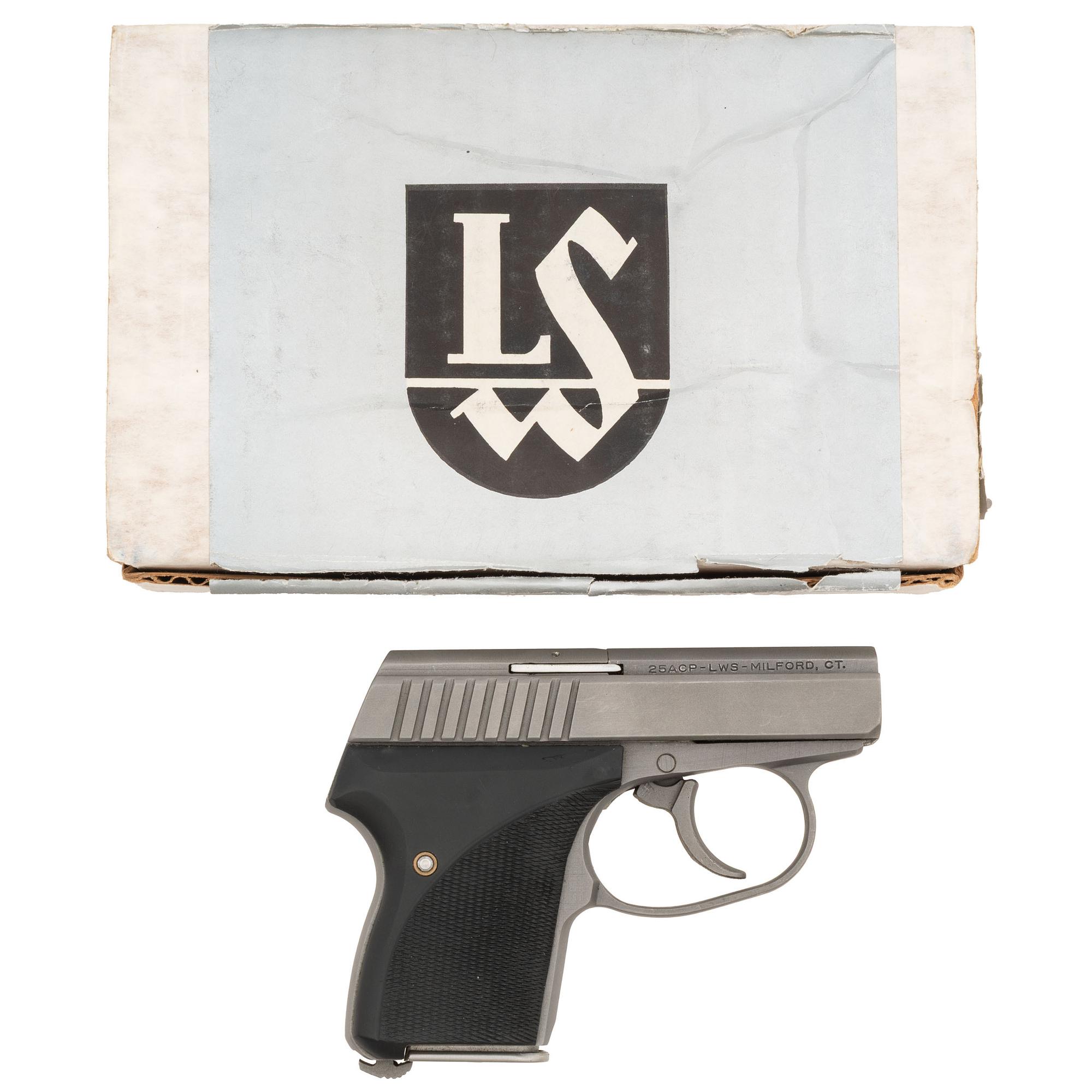 *L.W. Seecamp .25 Caliber Pistol in Box - Consecutively Serial Numbered with the Following Lot