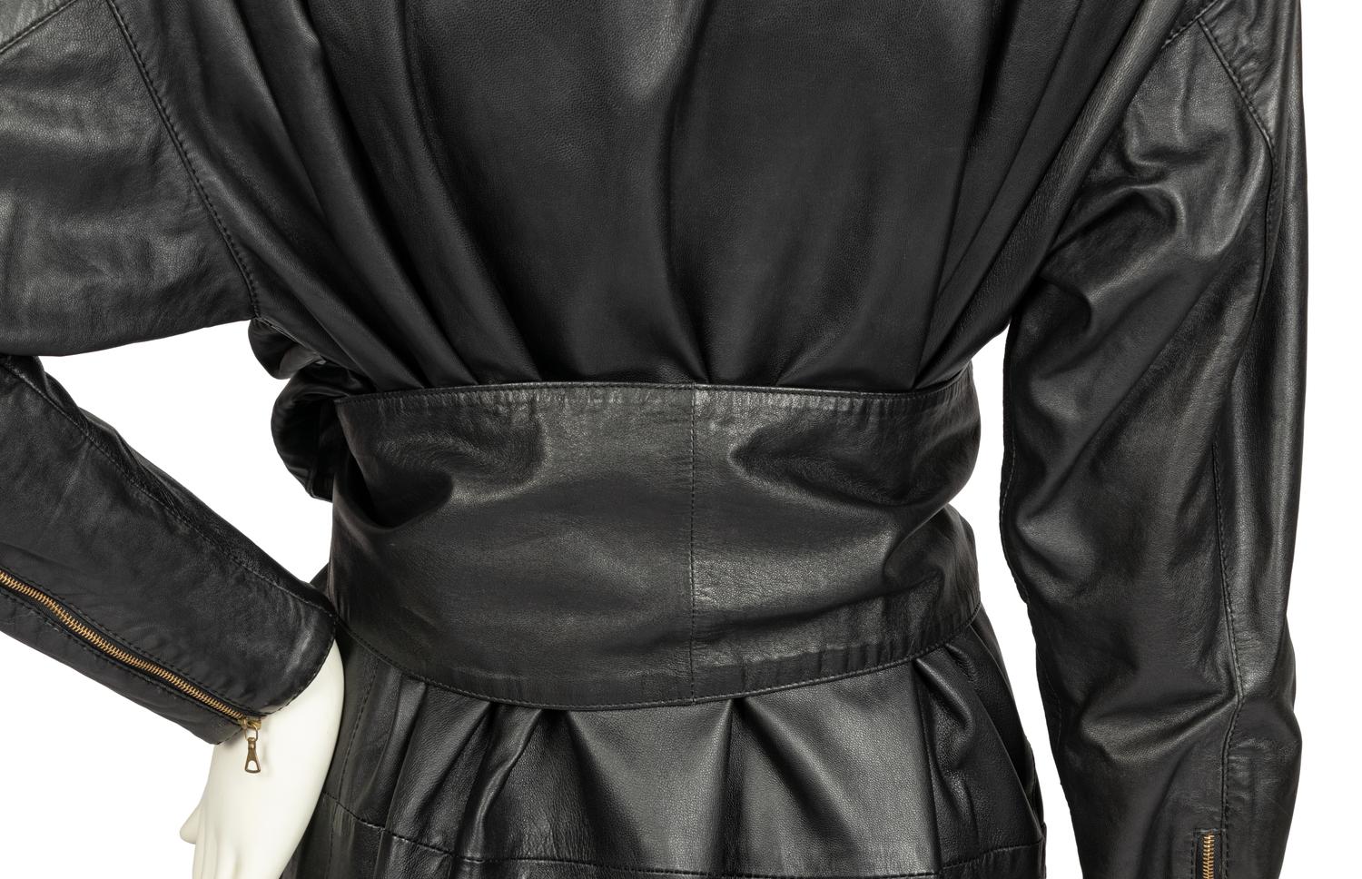 Six Designer Leather Items: Fendi & Gianfranco Ferre, 1980s