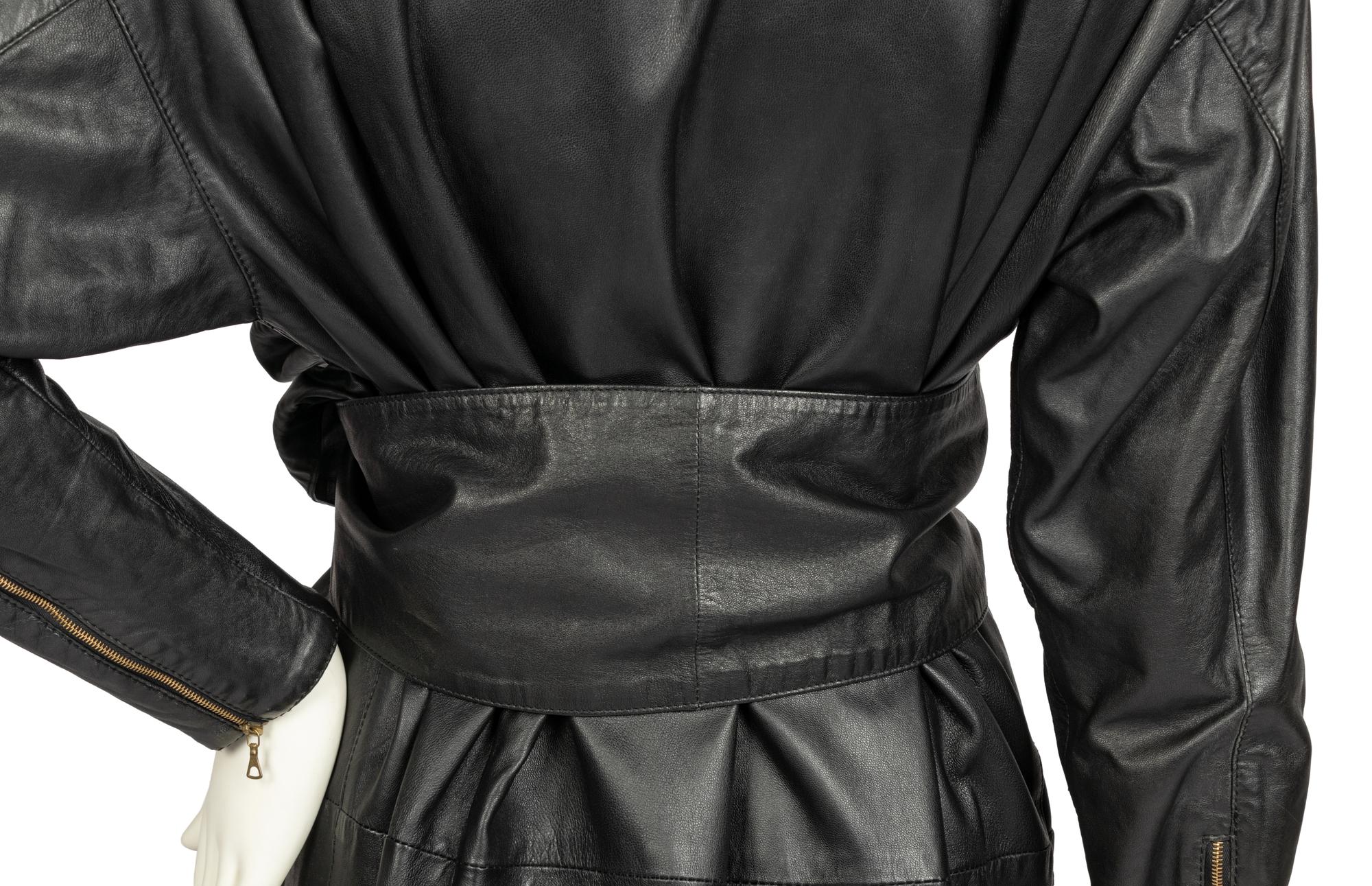 Six Designer Leather Items: Fendi & Gianfranco Ferre, 1980s