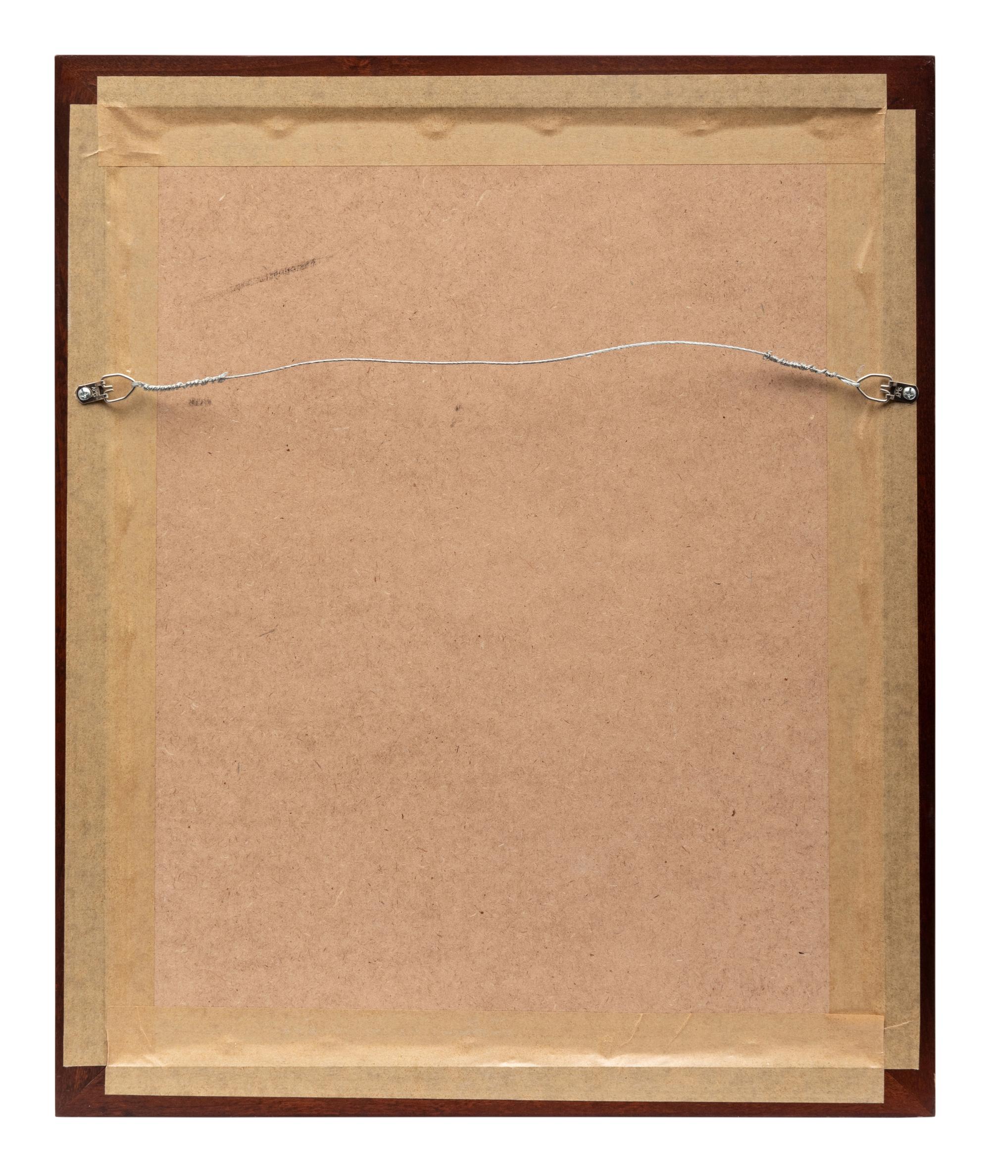 American For Me , ledger-style painting