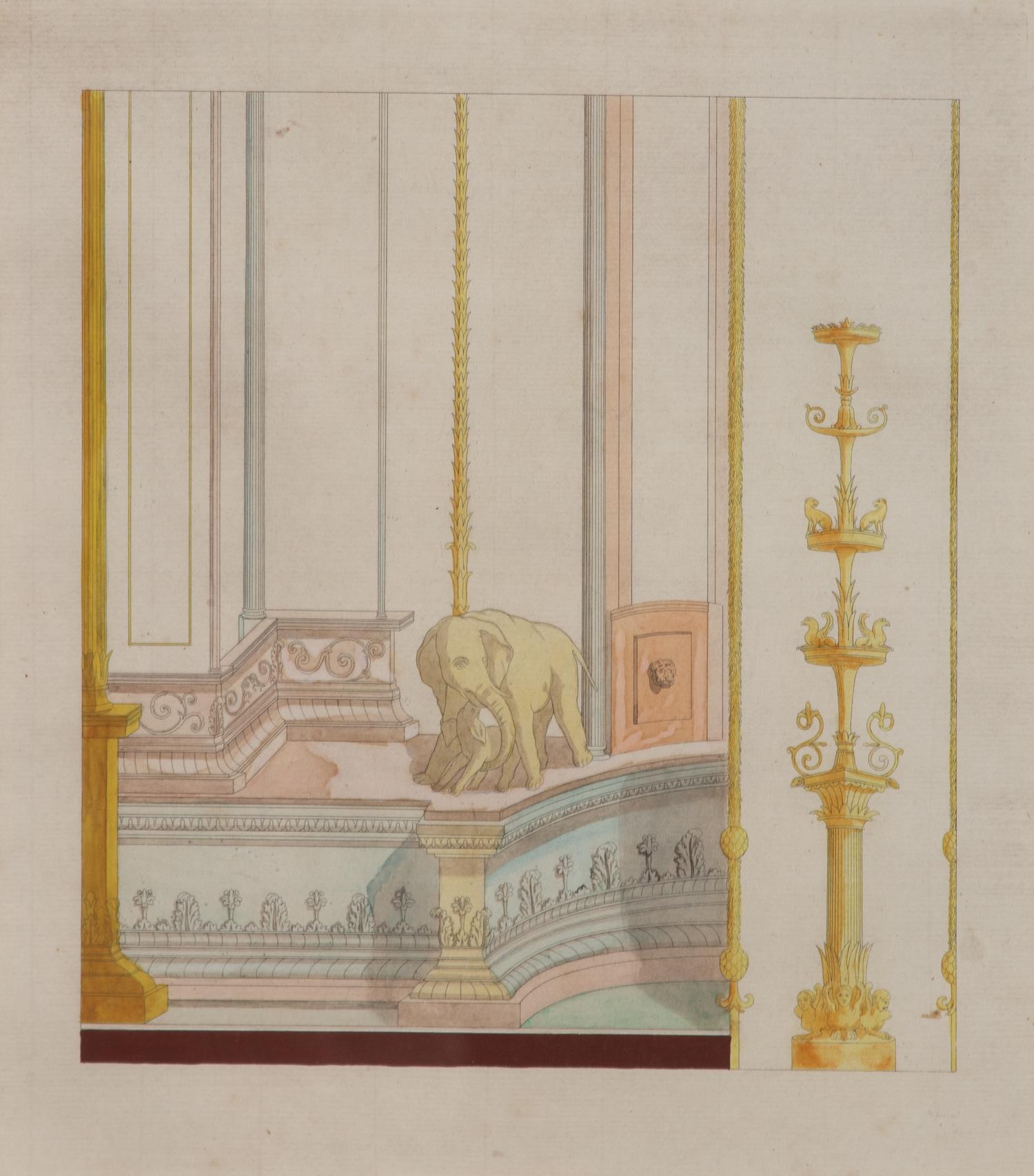 A Collection of Hand-Colored Engravings by Jules Frederic Bouchet Framed 20 3/4 x 16 3/4 inches. — (French, 1799-1860)