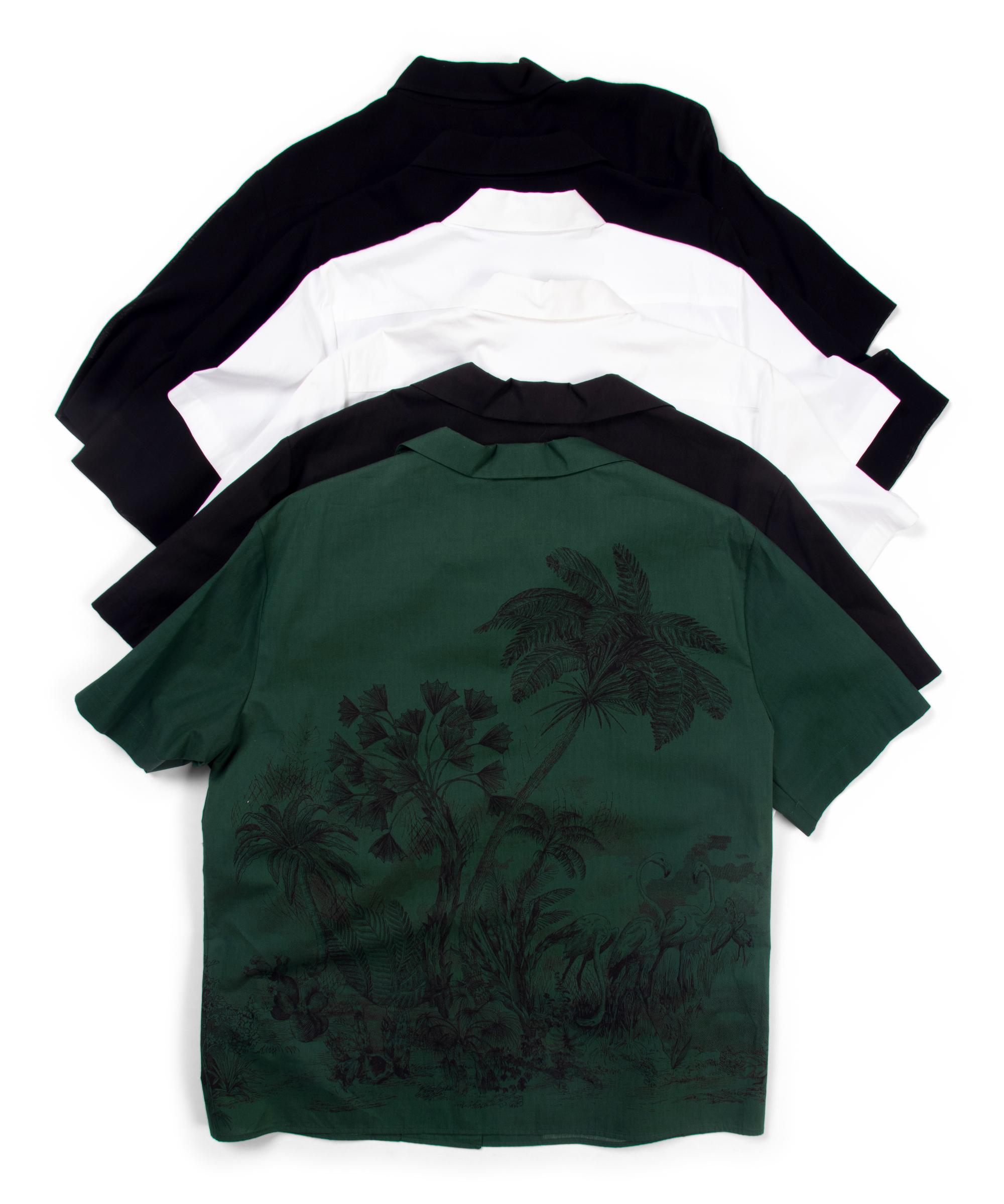 Six Designer Short Sleeve Button Down Tops, Including Dior, Lanvin, The Row