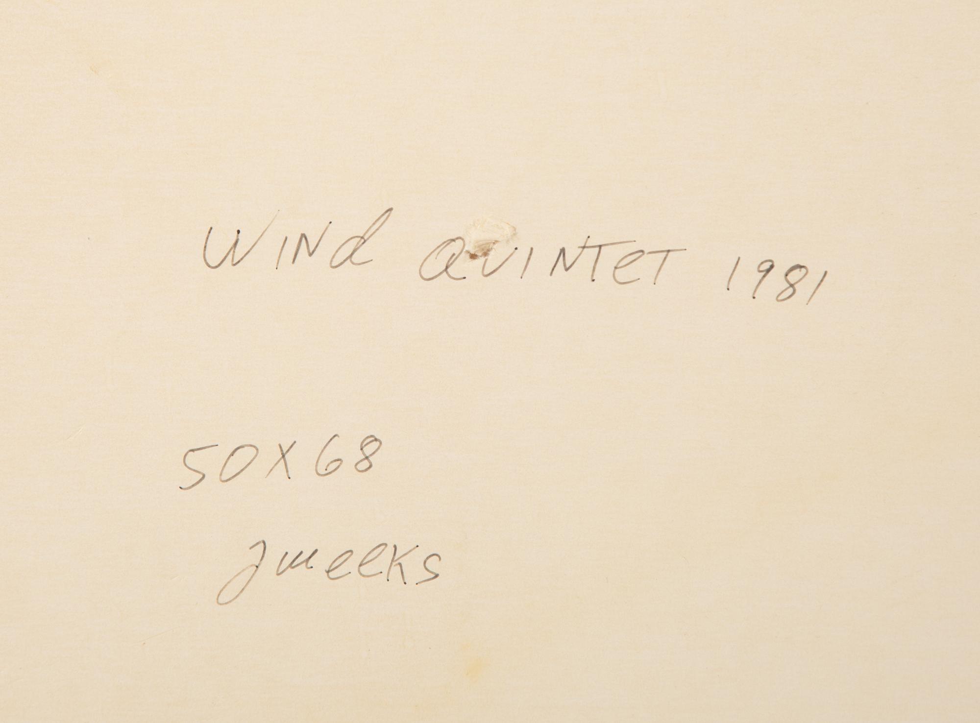 Wind Quintet , 1981