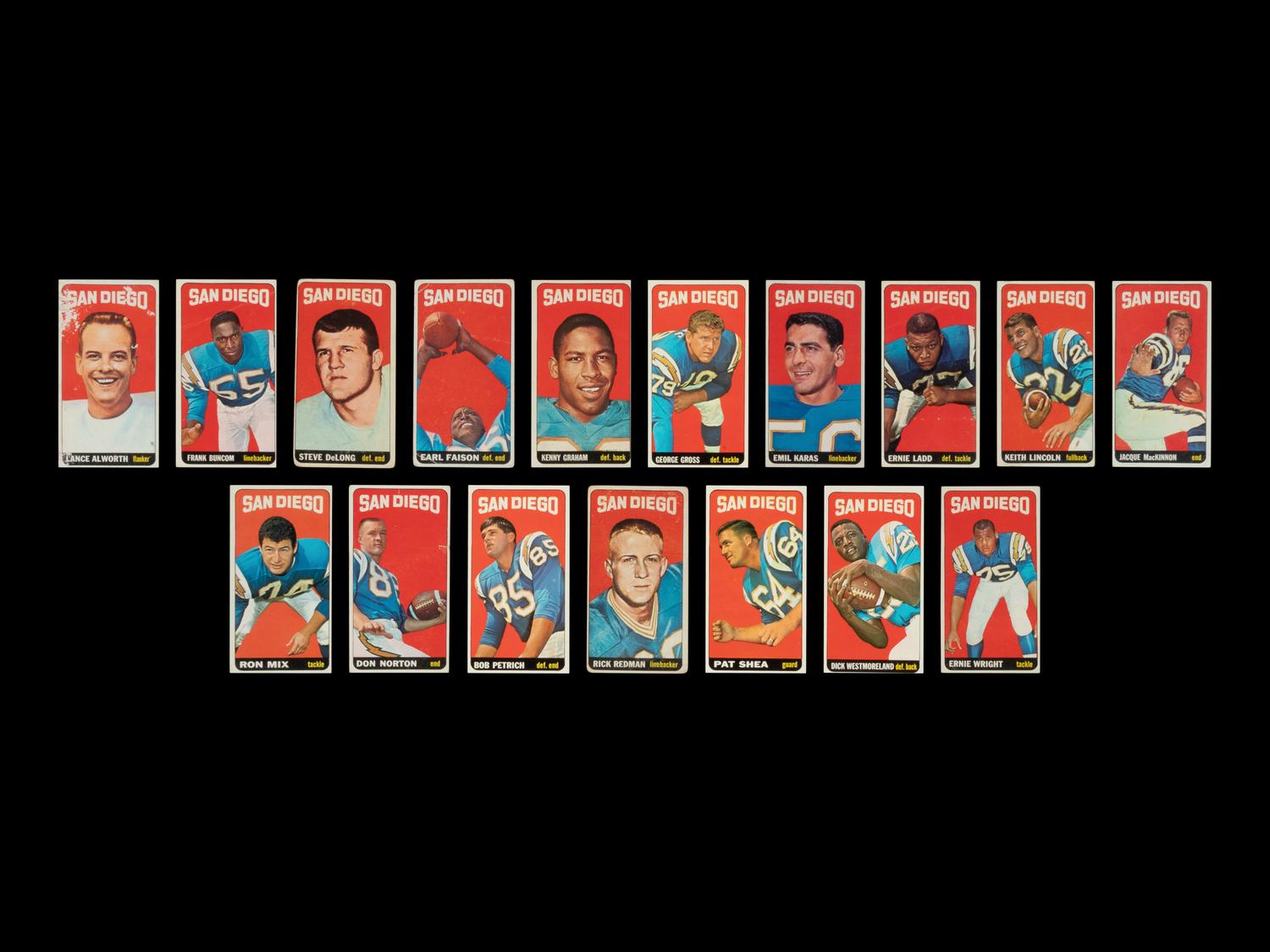 A Collection of Over 130 Assorted 1965 Topps Football Cards