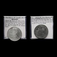 [SPANISH EMPIRE] Two Charles IV 8 Reales Silver Coins