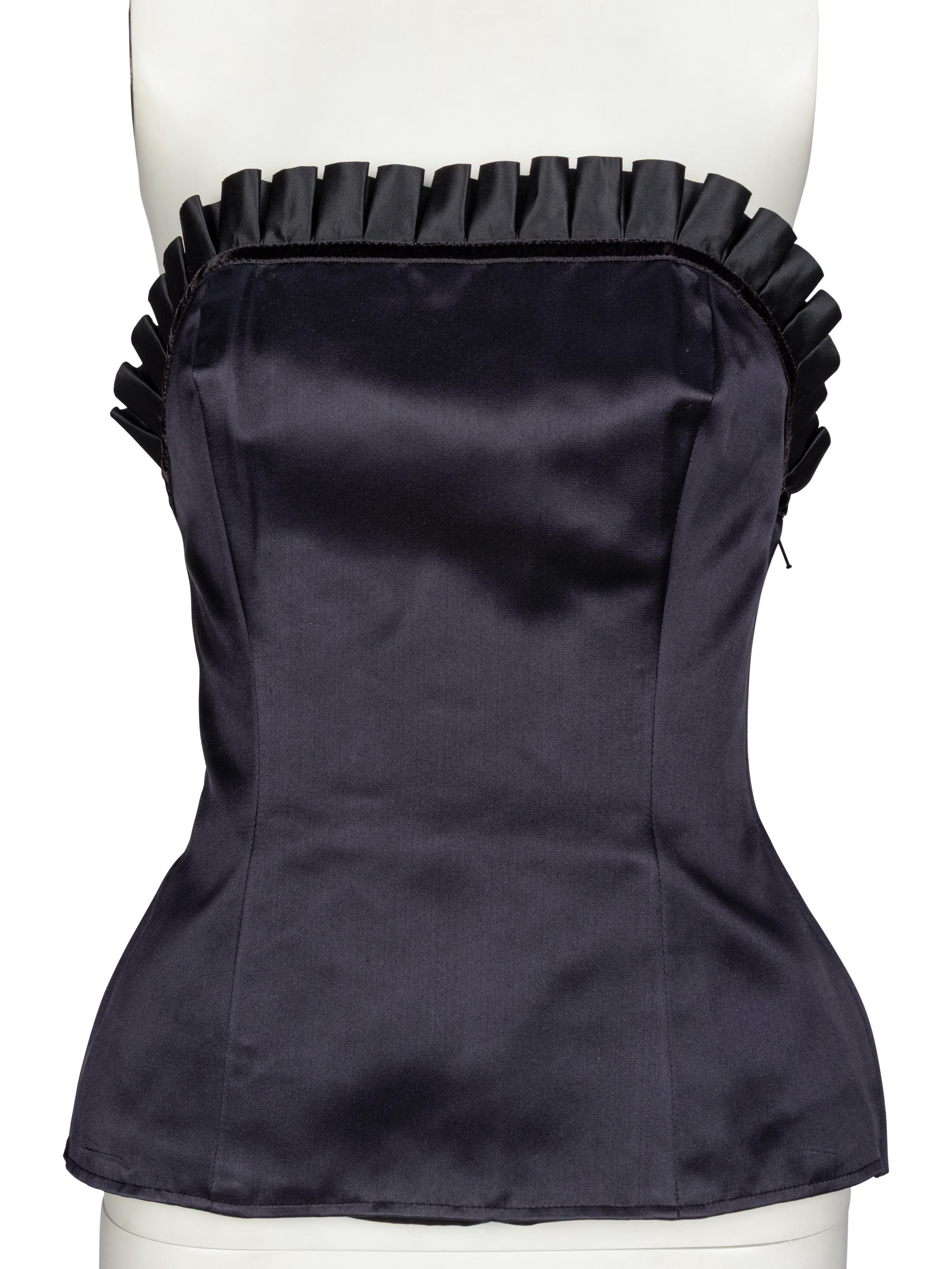 Yves Saint Laurent Rive Gauche, Tuxedo Pantsuit & Bustier